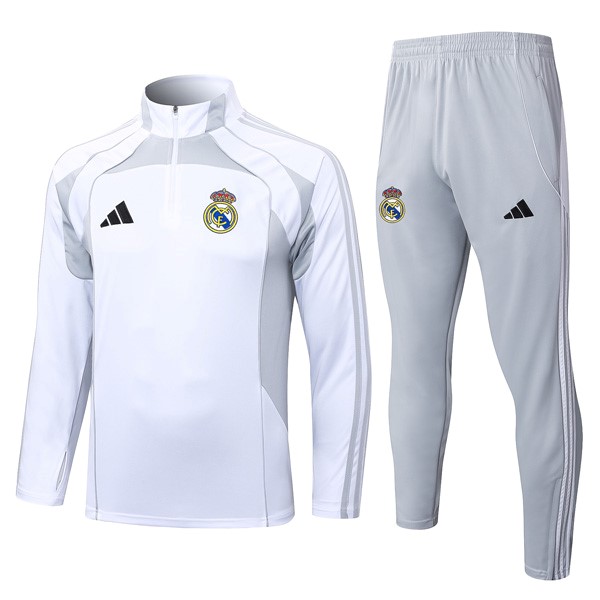 Sudadera De Training Real Madrid 2025/26 Blanco 6